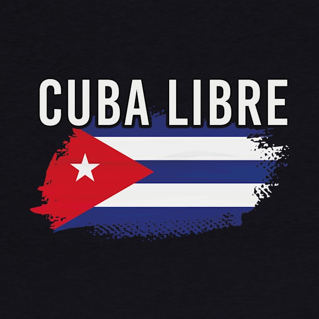 SOS Cuba Libre Bandera Cubana - Freedom for Cuba Support by andreperez87